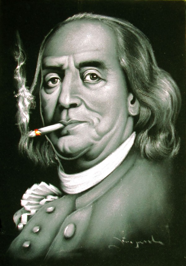 Ben-Franklin-Marijuana